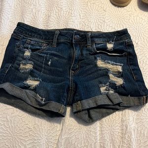 Aeropostale dark wash Jean shorts